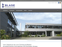 Tablet Screenshot of blase.de